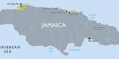 نقشه از فرودگاه جامائیکا